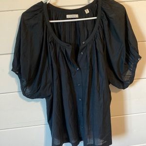 Doen June top in black. NWOT size medium